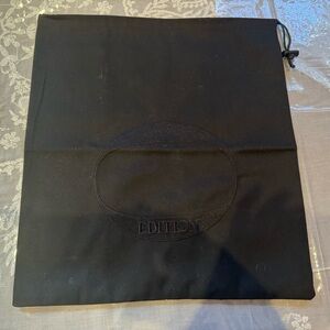 Rare brand new black Shoe bag with drawstring- luxury Hotel Edition.